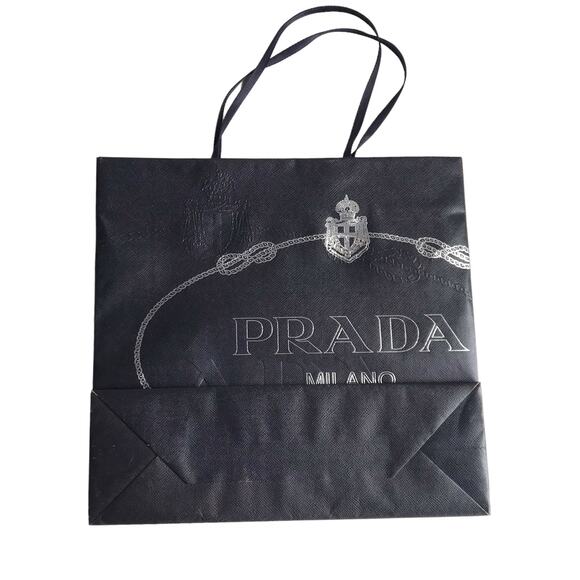 Prada Shopping Bag Gift Present Luxury Designer Shopper Tote - Picture 3 of 15